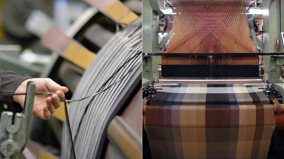 Vicuna yarns are woven into some of the world’s most desirable fabric at Scabal, the English textile mill.