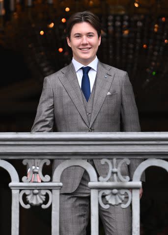 <p>Shutterstock</p> Prince Christian of Denmark celebrates his 18th birthday