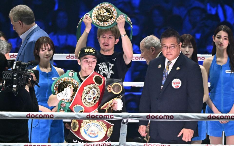 A familiar face, for those who have followed his career, from Inoue with many belts