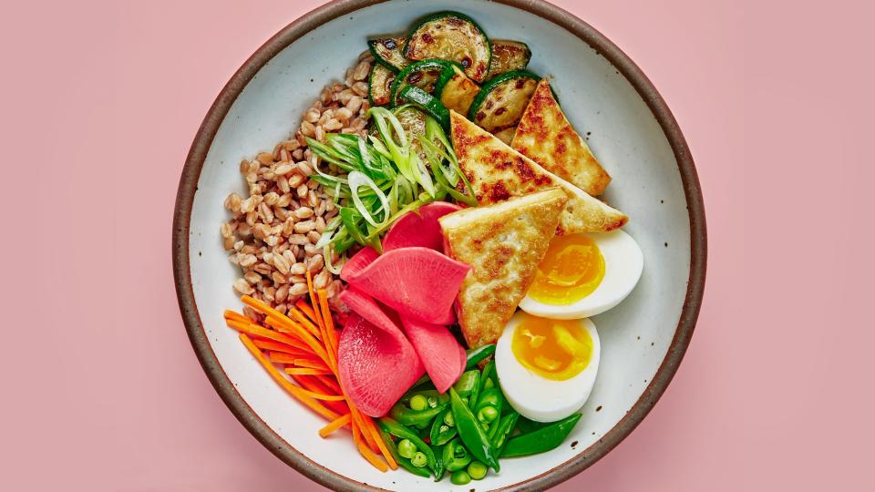 Farmers Market Farro Bowls