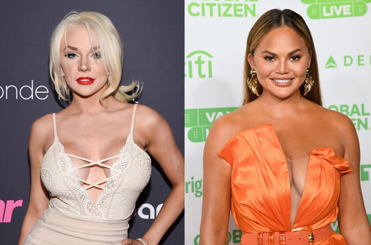 Courtney Stodden and Chrissy Teigen