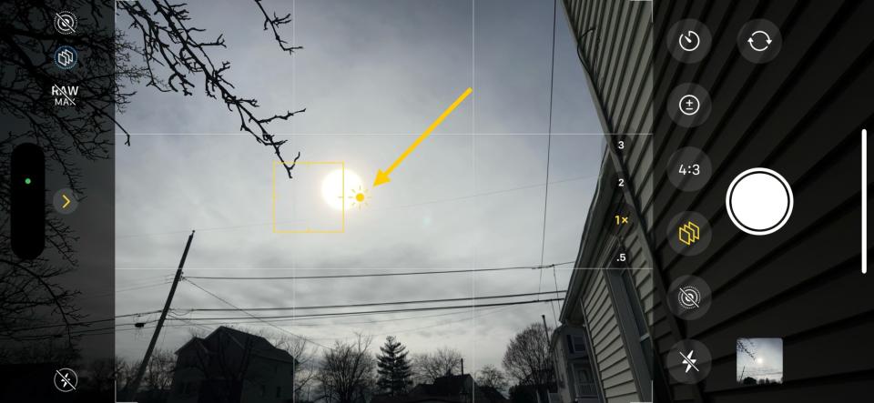 How to take photograph of solar eclipse with a phone.