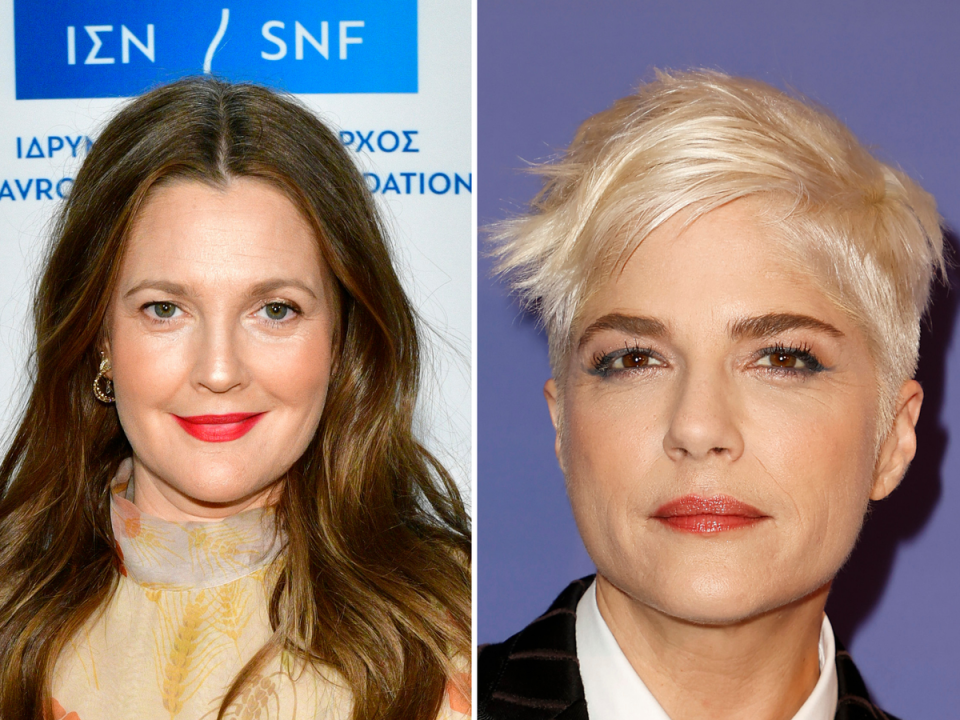 Drew Barrymore y Selma Blair (Getty Images)