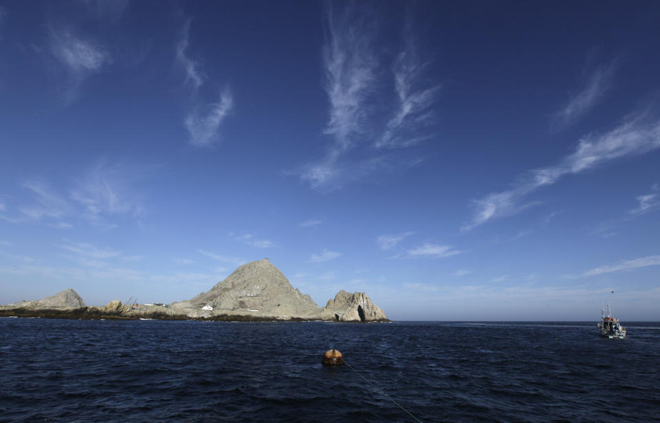 FILE - This Oct. 13, 2011, file photo shows the Southeast Farallon Island at Farallon Islands National Refuge, Calif. Environmental research projects on everything from endangered animals to air and water quality are being delayed and disrupted by the month-long partial federal government shutdown _ and not just those conducted by government agencies. Scientists with universities, nonprofit organizations and private companies say their inability to collaborate with federal partners, gain access to federal lands and laboratories, and secure federal funding is jeopardizing their work. (AP Photo/Eric Risberg, file)