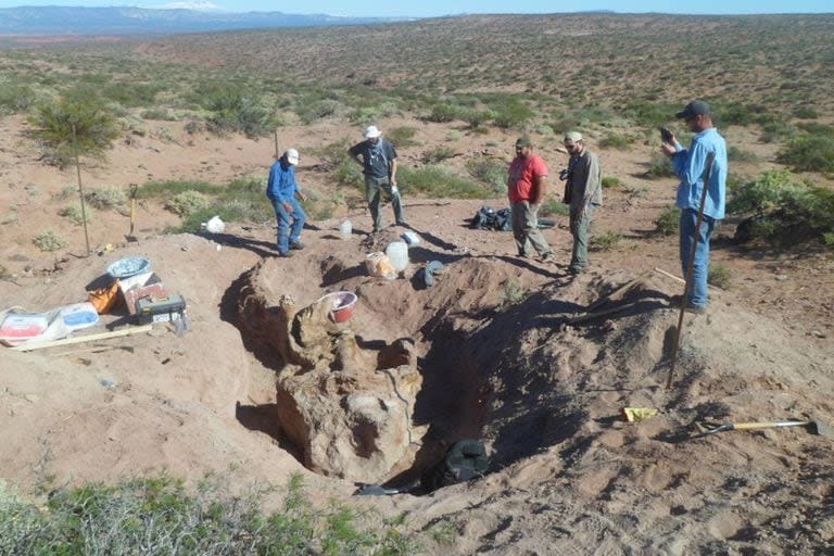 El hallazgo del Inawentu Oslatus se produjo en la región conocida como La Invernada, cerca de la ciudad neuquina de  Rincón de los Sauces