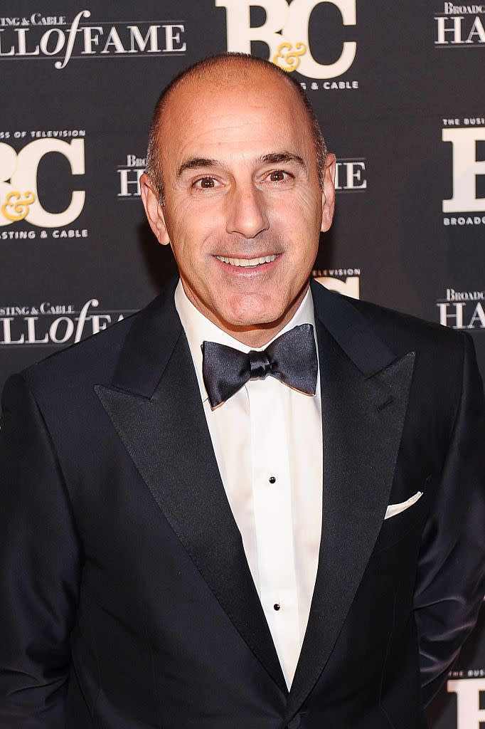 Without Beard: Matt Lauer