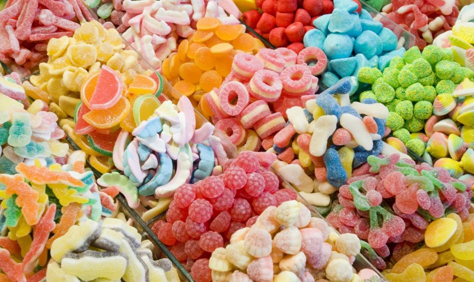 <span class="caption">Most candy is basically just a heap of sugar.</span> <span class="attribution"><a class="link " href="https://www.gettyimages.com/detail/photo/candies-at-la-boqueria-market-in-barcelona-royalty-free-image/541365978" rel="nofollow noopener" target="_blank" data-ylk="slk:Atlantide Phototravel/Corbis Documentary via Getty Images;elm:context_link;itc:0;sec:content-canvas">Atlantide Phototravel/Corbis Documentary via Getty Images</a></span>