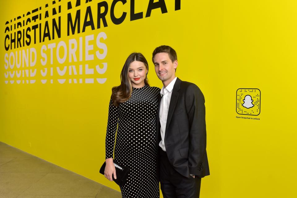 Evan Spiegel Miranda Kerr