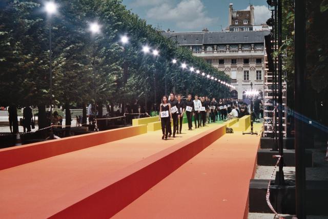 Backstage at Virgil Abloh's Landmark Louis Vuitton Debut