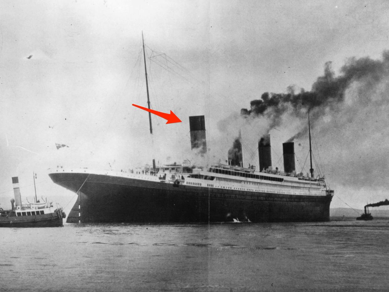 titanic smokestack skitch