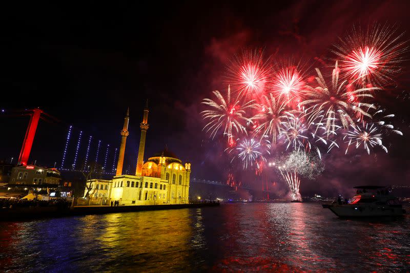 New Year’s celebrations in Istanbul
