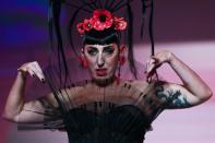 Spanish actress Rossy de Palma was among the collection of friends and stars who joined the show