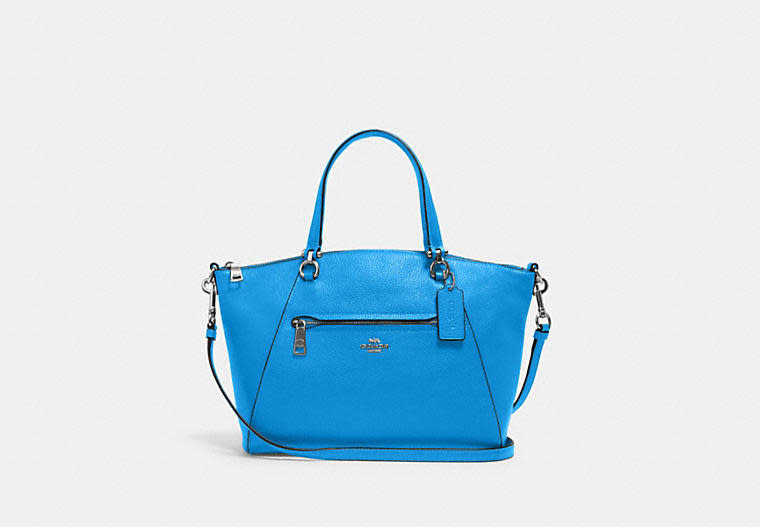 Save up to 70% on the Prairie Satchel. Image via Coach Outlet.