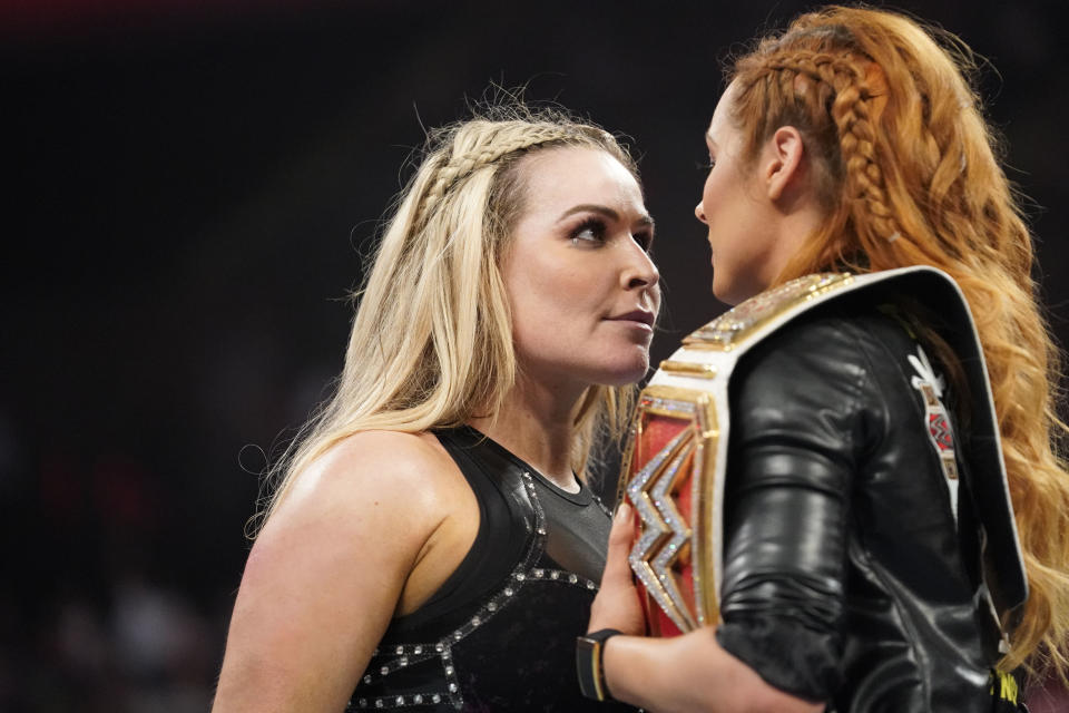 Natalya 'Nattie' Neidhart and Becky Lynch will face each other Sunday August 11, 2019 at WWE SummerSlam. (Photo courtesy of WWE)