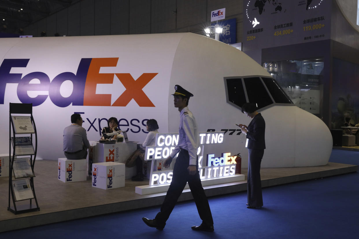 A FedEx Express aircraft. (AP Photo/Ng Han Guan)