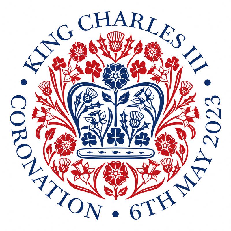 FILE PHOTO: Coronation emblem of Britain's King Charles