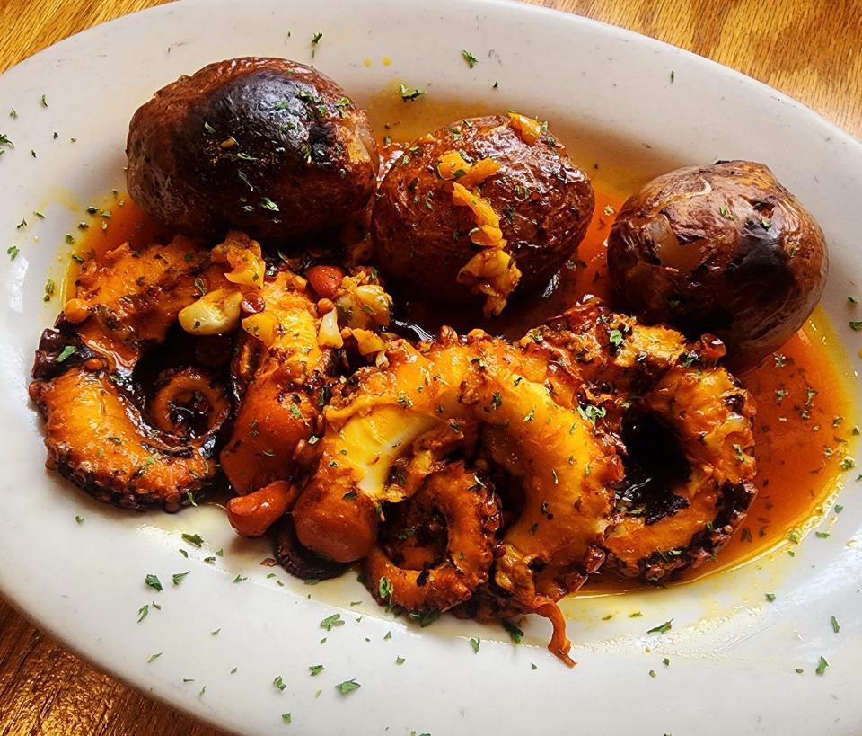 Octopus Mozambique is on the Friday menu at Aliança Restaurant