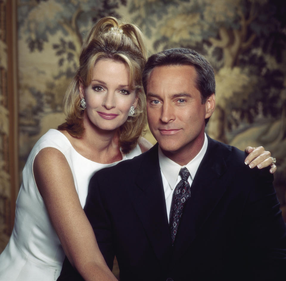 Deidre Hall as Dr. Marlena Evans, Drake Hogestyn as John Black (Getty Images)