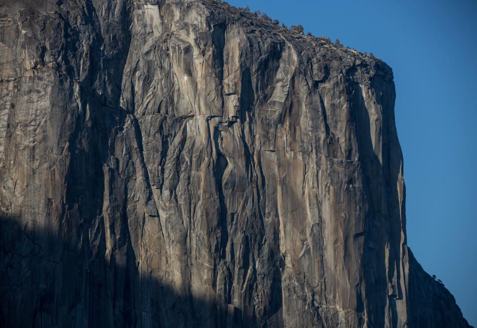 YOSEMITE VALLEY, CA - AUGUST 13:  The west face of El Capitan is viewed from Tunnel View on August 13, 2019, in Yosemite Valley, California. With the arrival of summer, the estimated 600,000 monthly visitors endure traffic congestion, road construction projects, and hot weather, in addition to the scenic beauty. (Photo by George Rose/Getty Images)