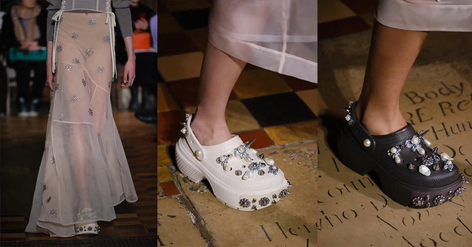 率性加點優雅：Simone Rocha 大秀上又驚見與 Crocs 合作，新系列時髦得心動！