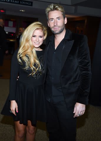 <p>George Pimentel/Getty</p> Avril Lavigne and Chad Kroeger