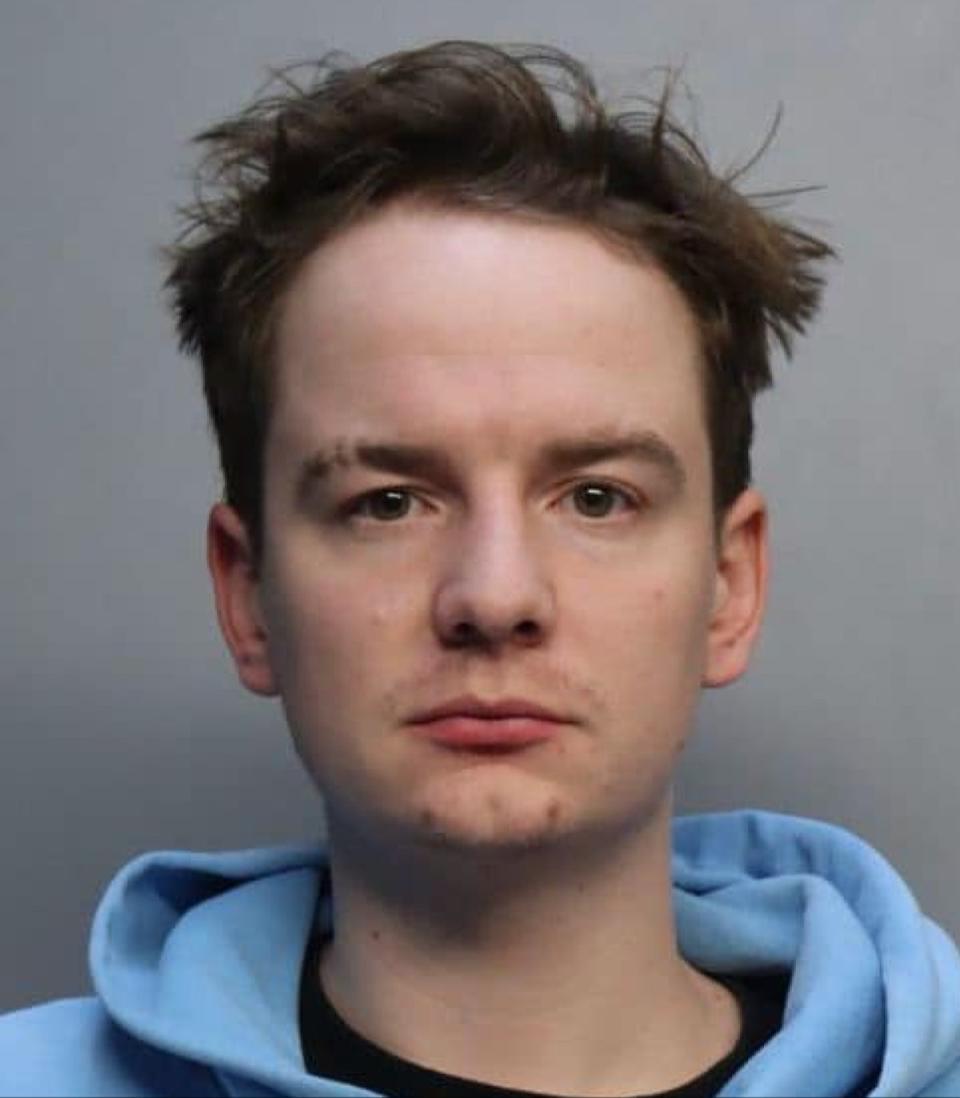 Brendan Paul, pictured, was arrested for alleged drug possession while trying to board a private plane connected to Sean ‘Diddy’ Combs (MDCR)