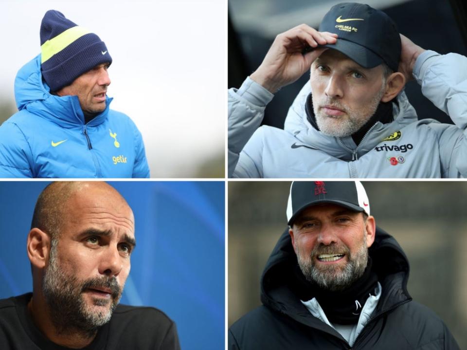 The majority of Europe’s elite coaches are now plying their trade in the Premier League (Getty)