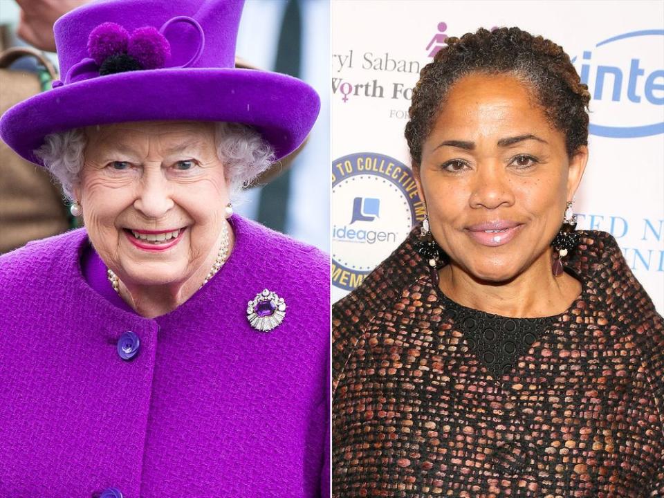 Queen Elizabeth and Doria Ragland