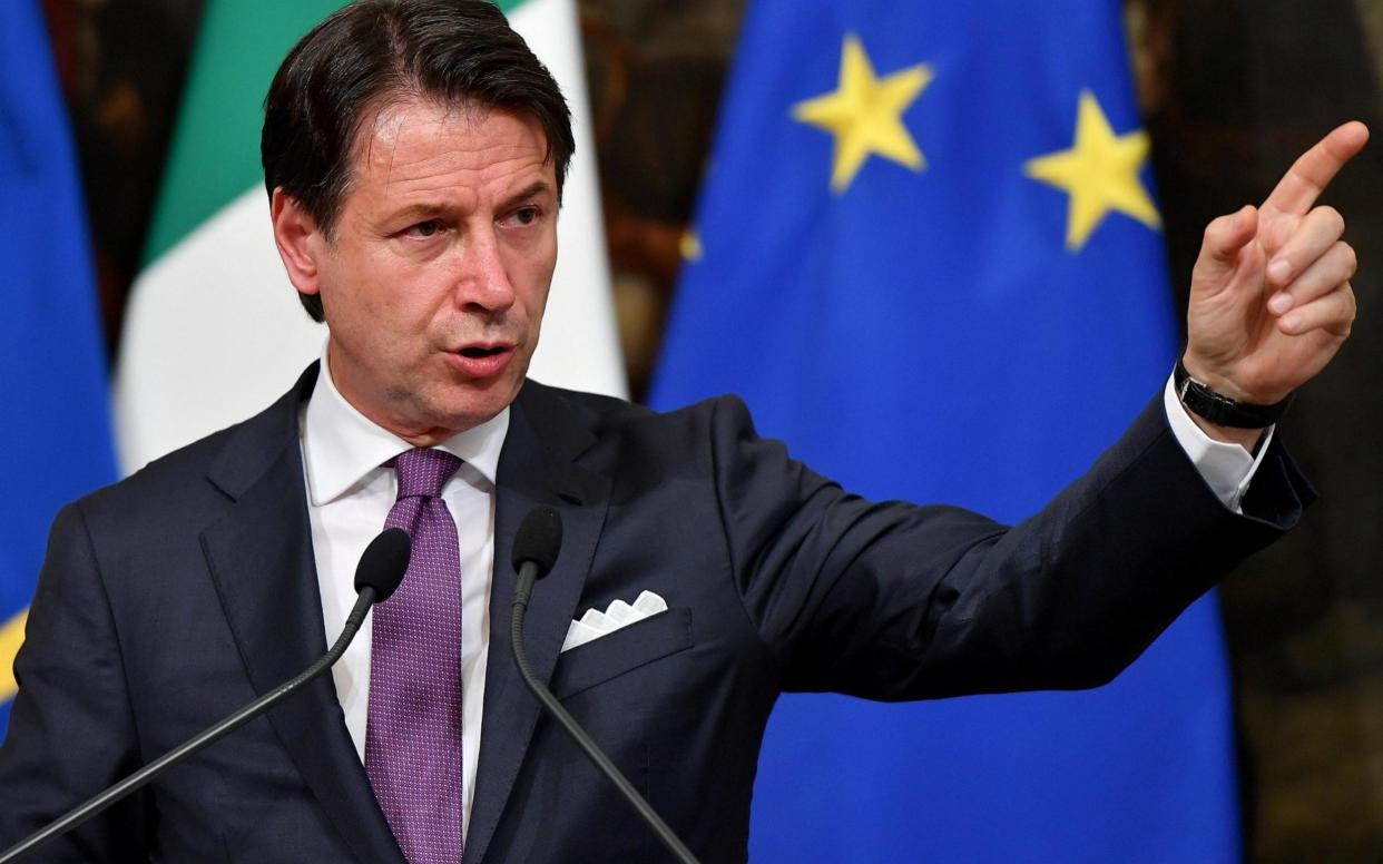 Giuseppe Conte said he expected to tell  President Sergio Mattarella he was ready to form a government by Tuesday or Wednesday. - REX