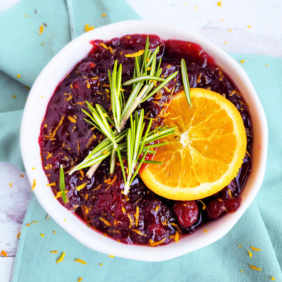 Citrus-Rosemary Cranberry Sauce