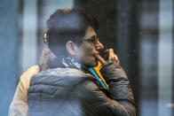 Barbara Fried, mother of FTX founder Sam Bankman-Fried, arrives at Manhattan Federal Court, Thursday, March. 28, 2024, in New York. (AP Photo/Eduardo Munoz Alvarez)