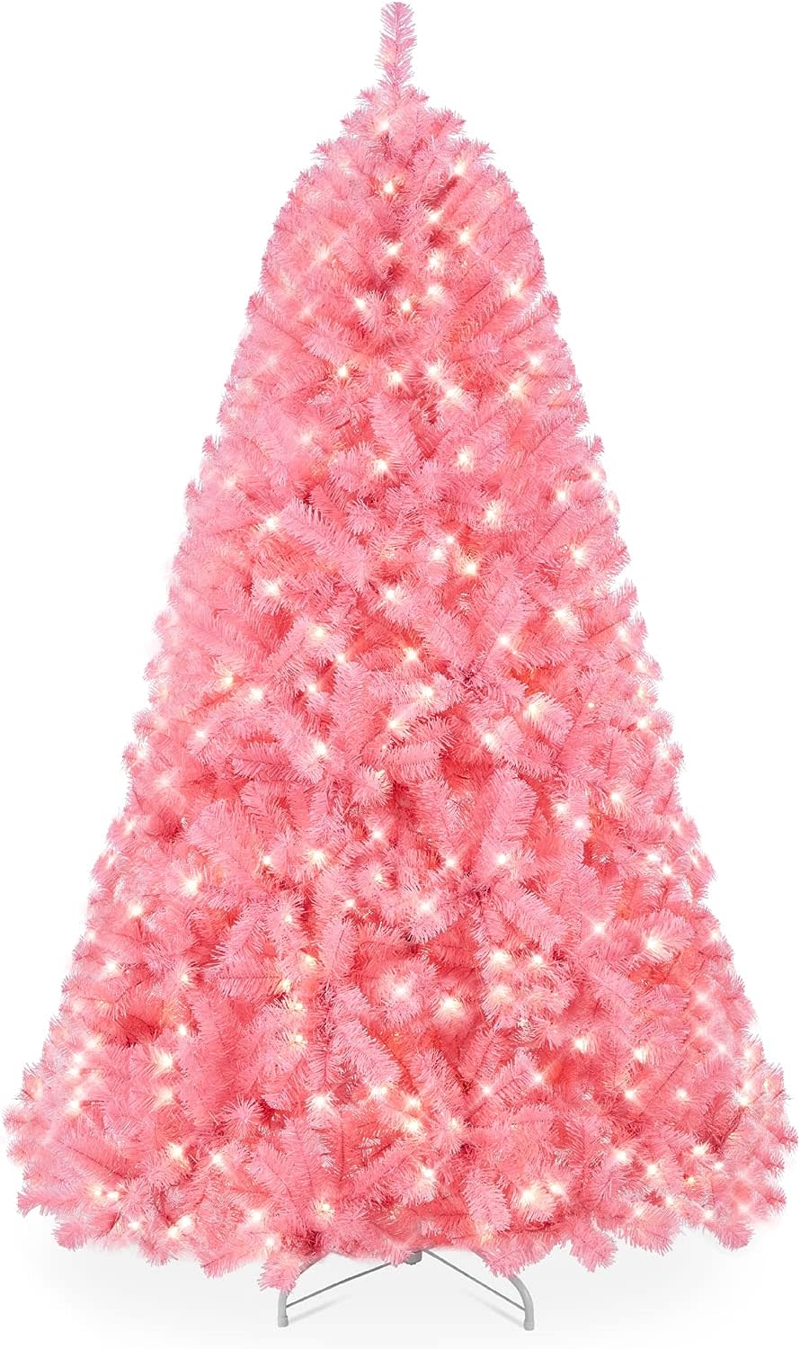 pink christmas tree