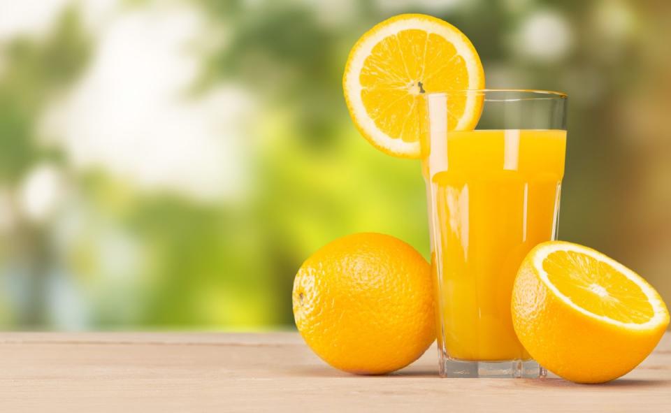 orange juice calcium