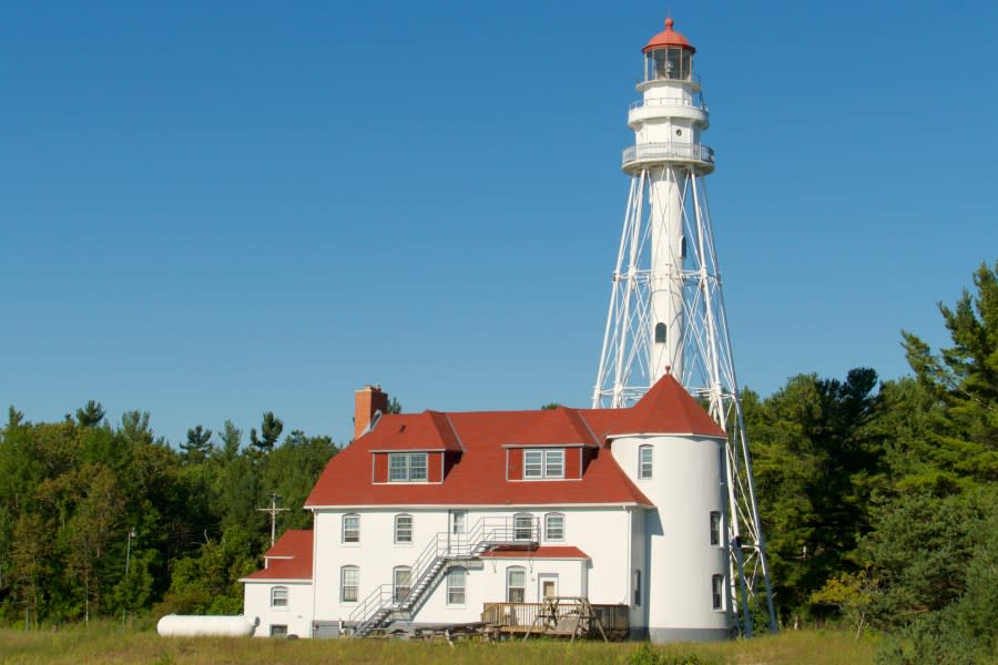 The lighthouse at Rawley Point in Point Beach State Park in Two Rivers, Wisconsin. (Getty)