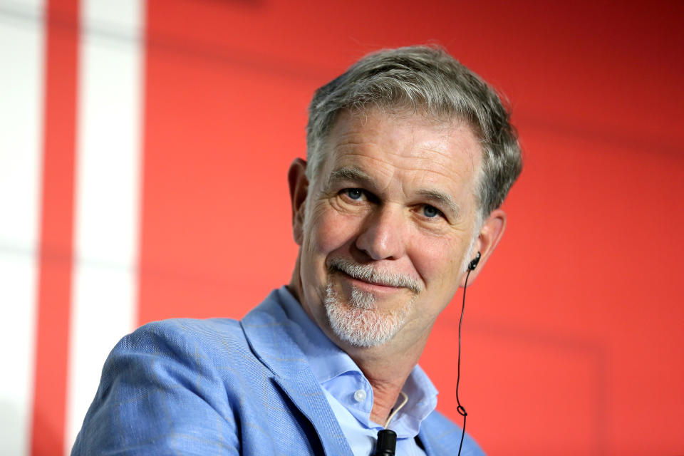 ROME, ITALY - OCTOBER 08: Reed Hastings attends the Netflix & Mediaset Partnership Announcement, Rome, 8th October 2019. (Photo by Ernesto S. Ruscio/Getty Images / Netflix)