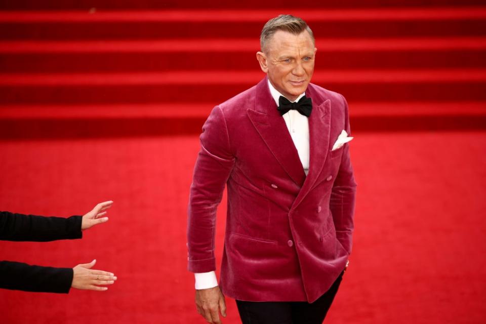 Daniel Craig arrives at the world premiere of the latest James Bond film 