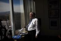 Reno Mayor Bob Cashell poses for a portrait in his office in Reno, Nevada, September 16, 2014. REUTERS/Max Whittaker