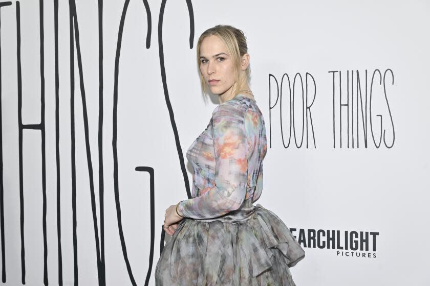 Tommy Dorfman attends the premiere of "Poor Things" at the DGA New York Theater on Wednesday, Dec. 6, 2023, in New York. (Photo by Evan Agostini/Invision/AP)