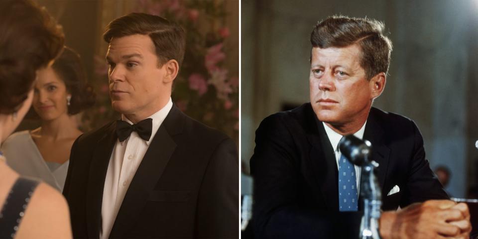Michael C. Hall as John F. Kennedy