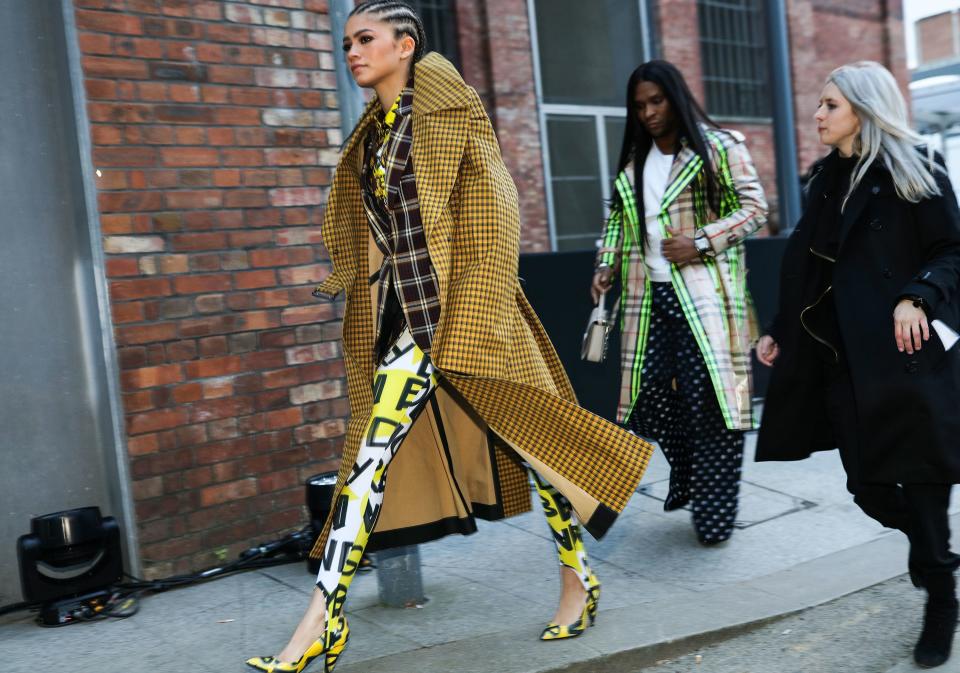 Zendaya in Burberry