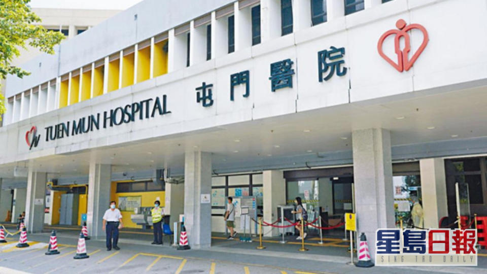 屯門醫院康復大樓一個矯形及創傷科康復病房5名病人確診。資料圖片