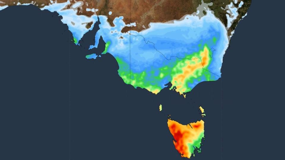 Forecast across southeast Australia. Picture: Weatherzone