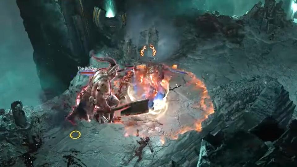 Le Boucher dans Diablo IV // Source : Capture YouTube