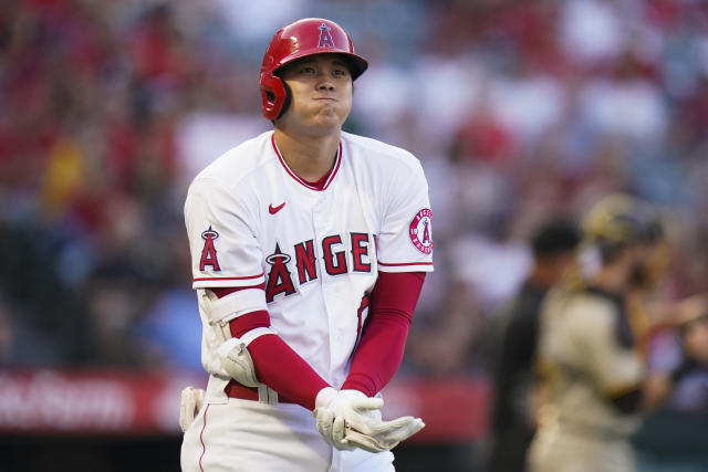 Angels' Shohei Ohtani doesn't pitch Tuesday; Mike Trout has setback - The  Boston Globe