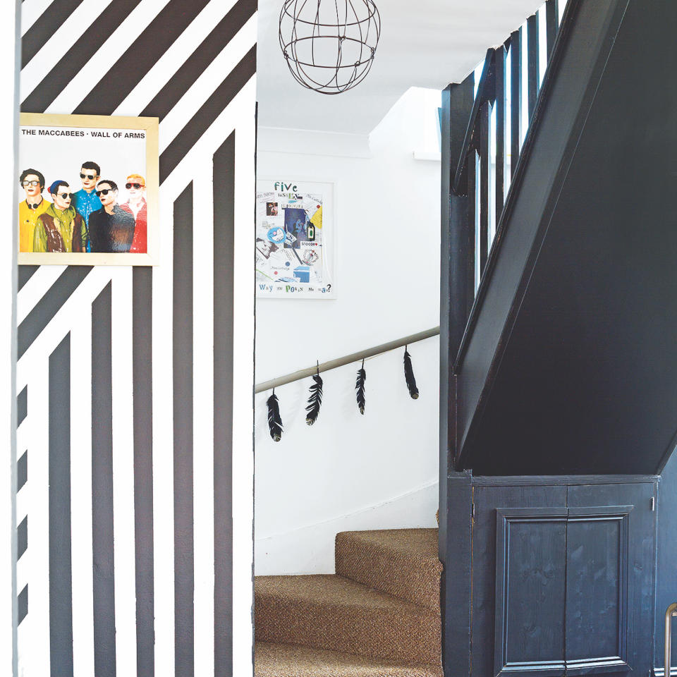 How to paint stripes on walls