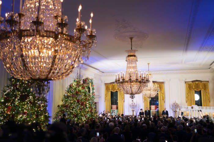 Joe Biden, Doug Emhoff host Hanukkah reception at the White House