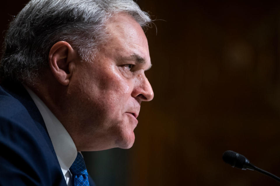 Charles Rettig, commissioner of the Internal Revenue Service, testifies during a Senate Finance Committee hearing on Tuesday, June 8, 2021.<span class="copyright">Photo By Tom Williams/CQ-Roll Call, Inc via Getty Images/POOL</span>