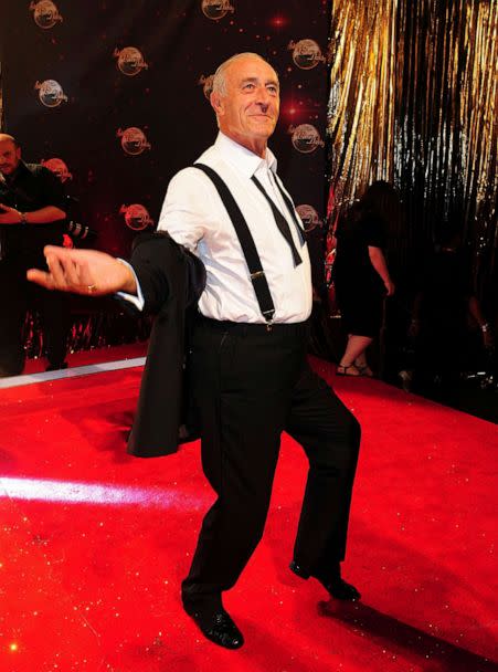 PHOTO: Len Goodman poses as he arrives for the 'Strictly Come Dancing' photocall at Elstree Studios, London, Sept 3, 2013. (Ian West/AP)