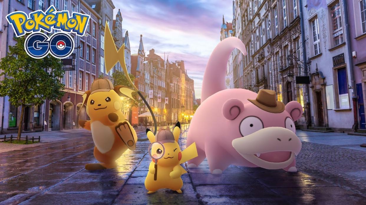 Pokemon GO is celebrating the release of Detective Pikachu Returns on Nintendo Switch from 5-9 October. (Photo: Niantic)