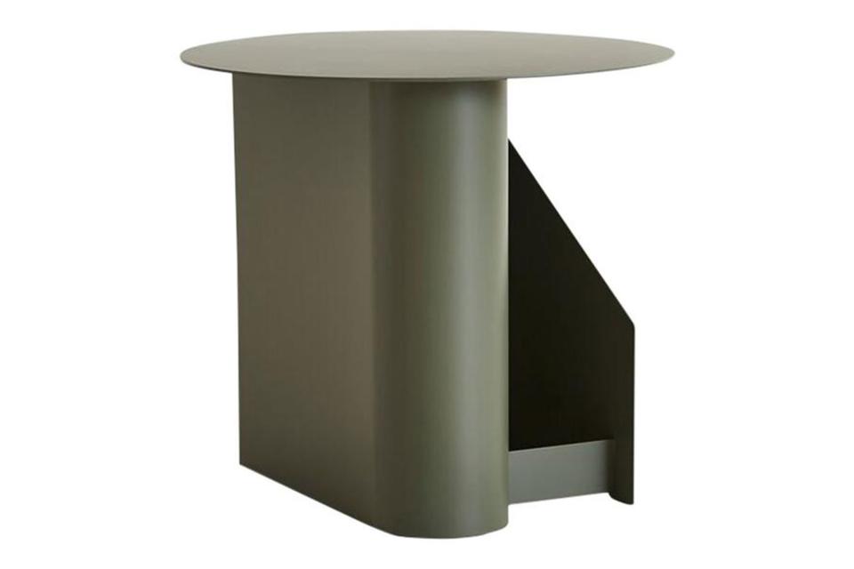 SHOP NOW: Sentrum Side Table in Dusty Green by Schmahl + Schnippering for Woud, $314, danishdesignstore.com